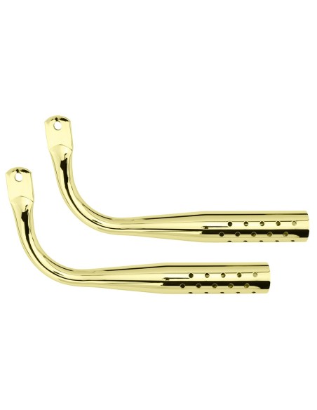 Muffler Smooth W/Holes Gold.